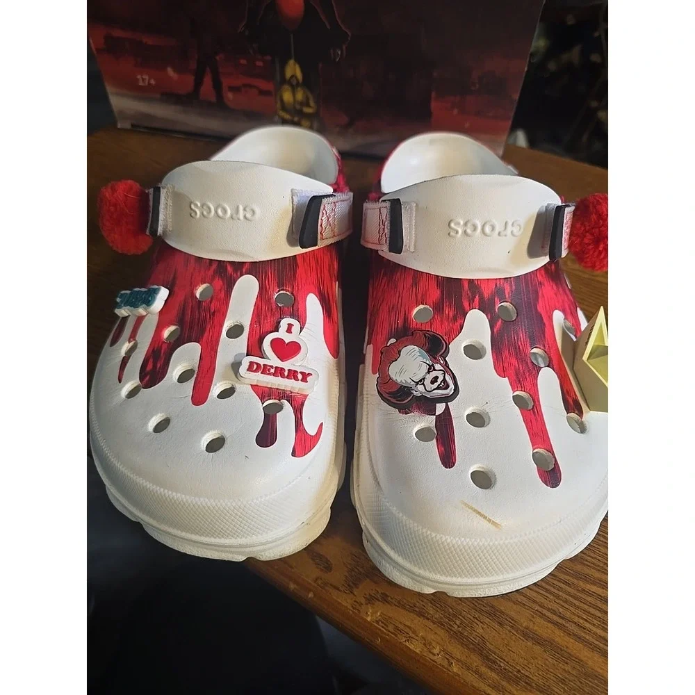 Crocs IT x All-Terrain Clog Pennywise Horror Pack Mens Multi Size 8m‎ & 10 W